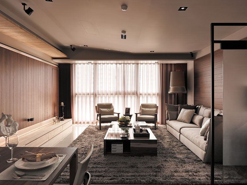 温暖木调打造舒适养生家居-0