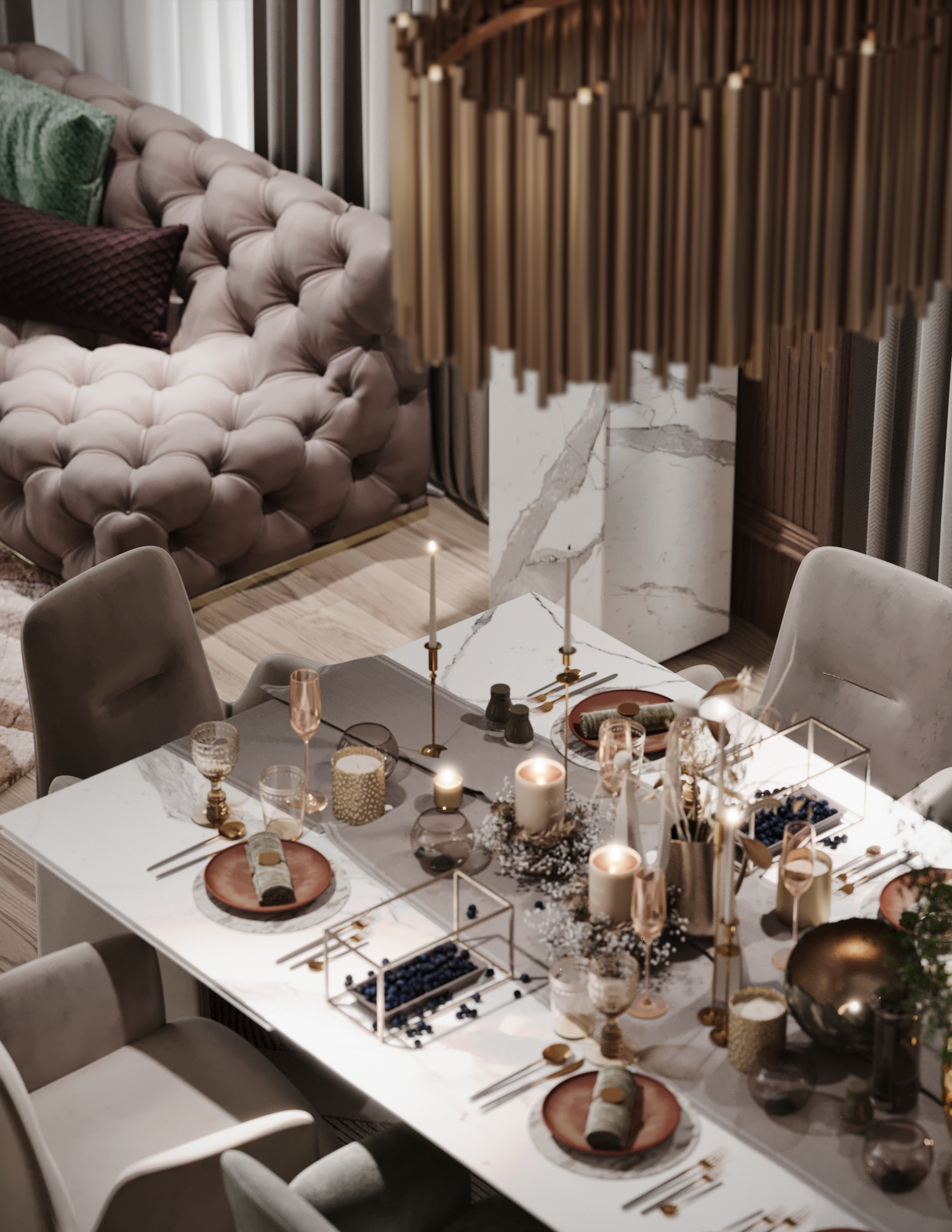 Allegria villa reception area-9