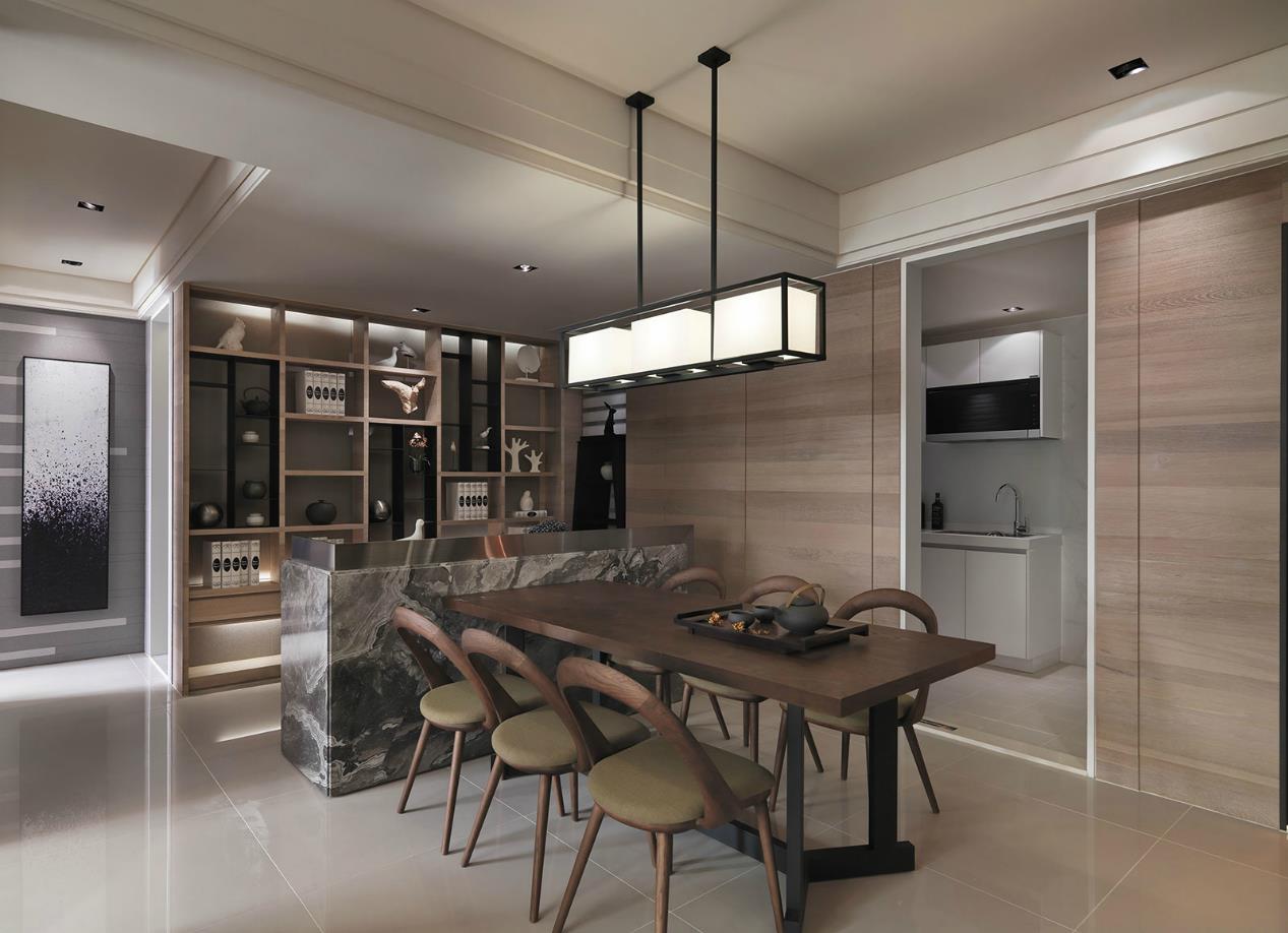 自然展演——东方人文禅风住宅  彩韵设计-3