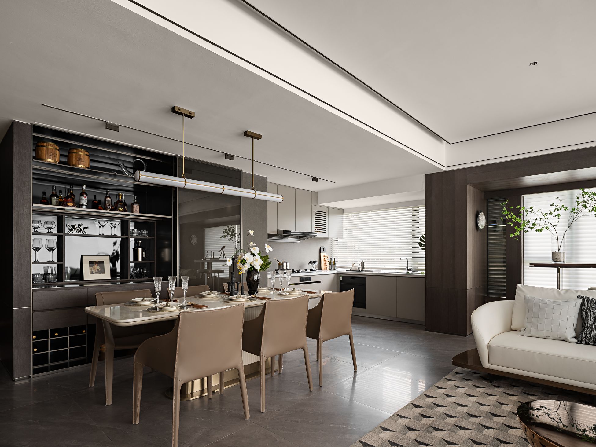 INNEST意巢设计：现代轻奢风的家简约又不失生活的格调-0