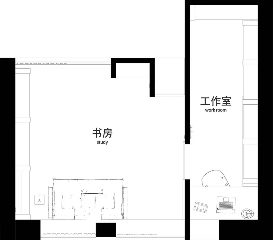 北京 115 平米 Loft 空间的自然采光与多功能设计丨中国北京丨阿穆隆设计工作室-34