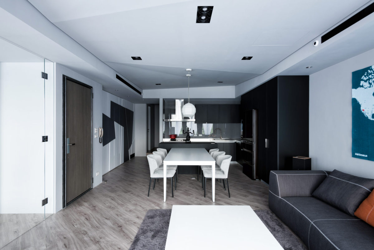 超线——现代感住宅  奇拓室内设计-2