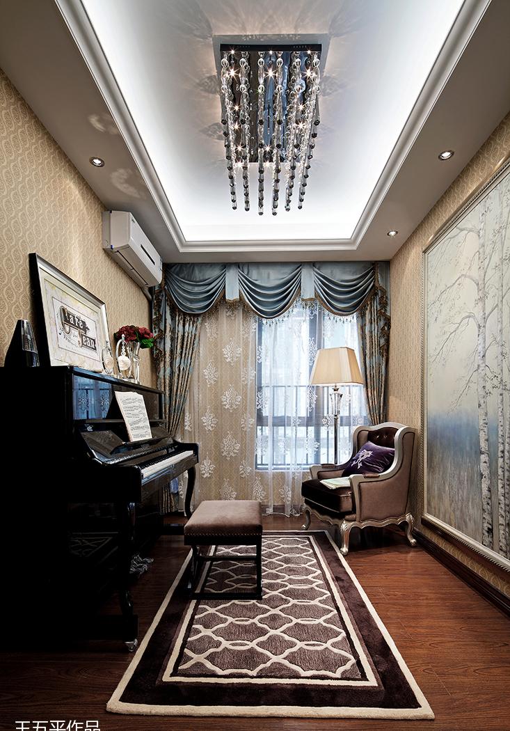 王五平丨样板间丨深圳海航城E户型样板房设计-7