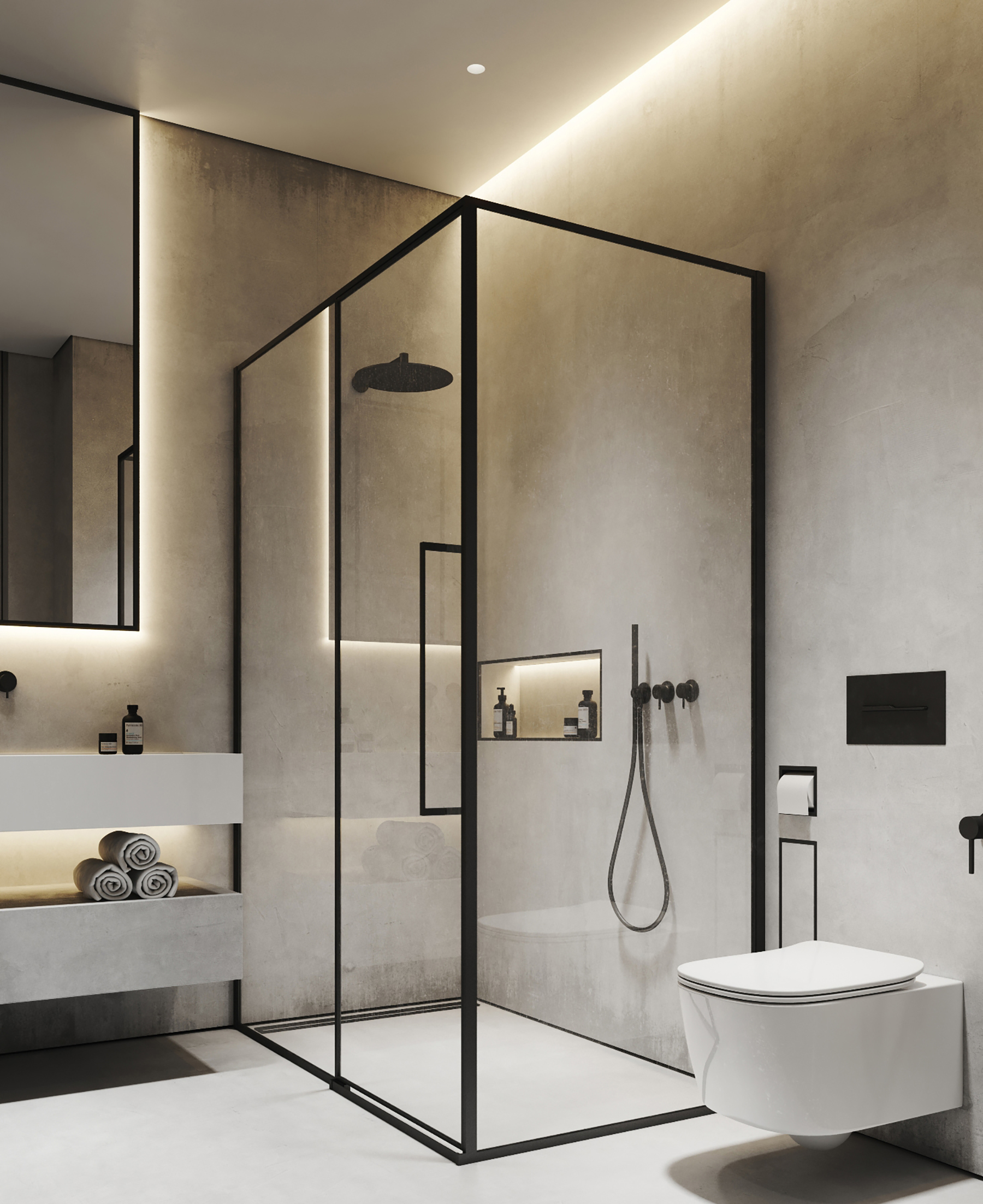 侘寂风卫生间-4