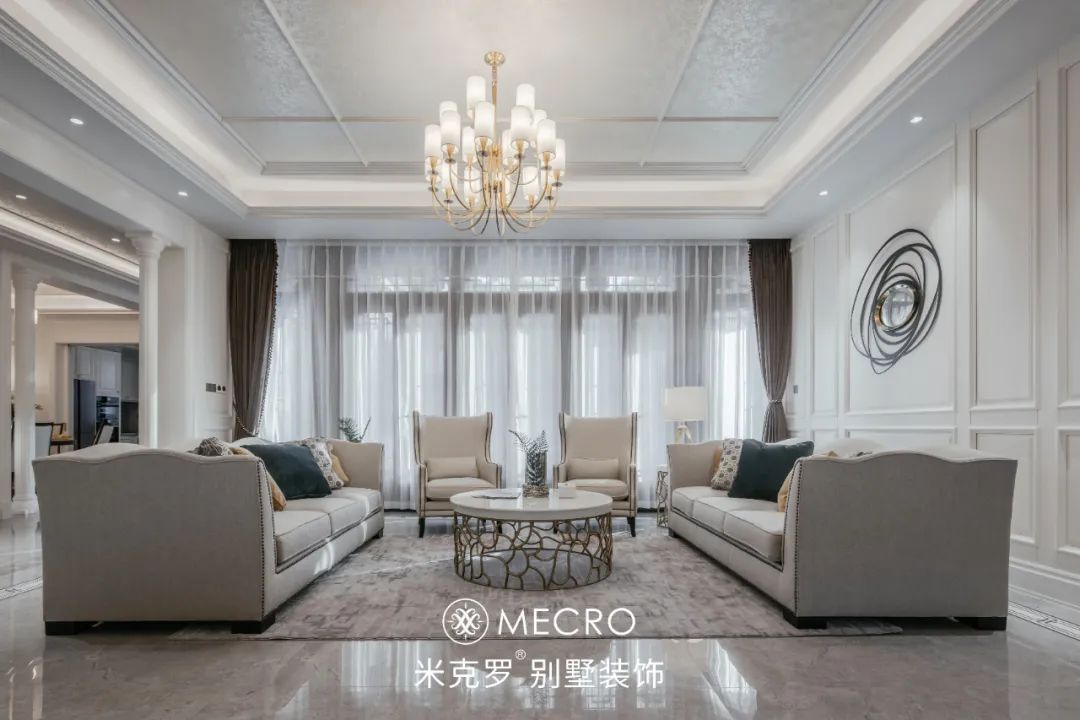 融创·桃花源 650㎡简欧别墅设计丨米克罗别墅装饰-26