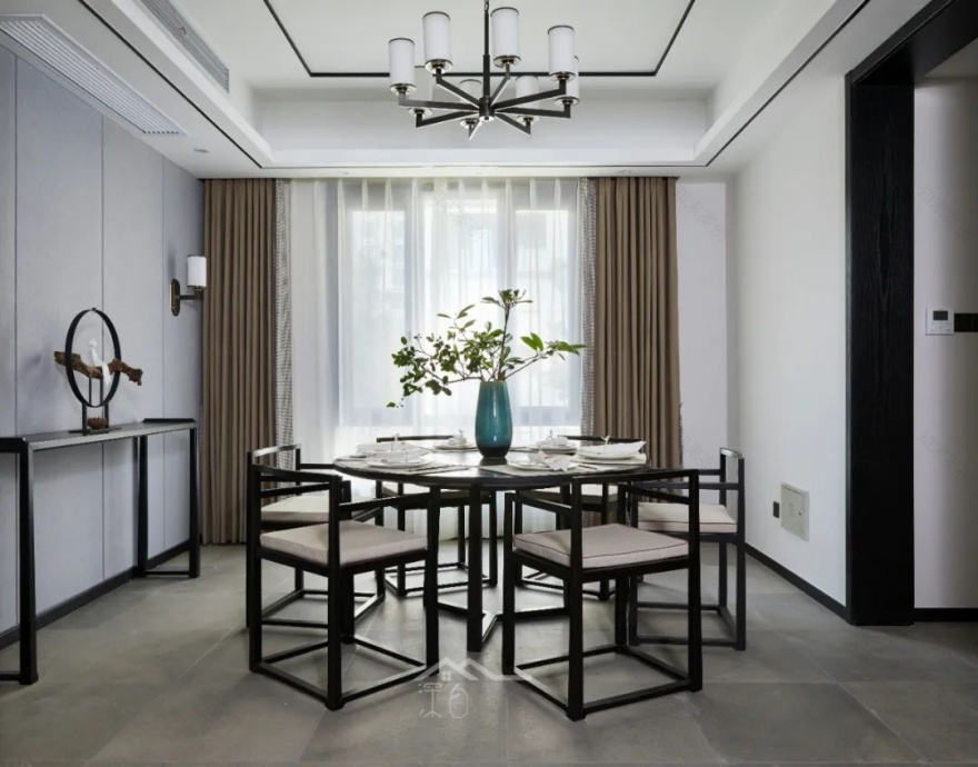 蠡湖壹号 · 新中式禅意空间的诗意栖居丨深白空间设计事务所-27