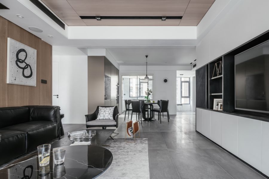 淮安绿地中央公馆现代私宅 | 自然纯粹的空间艺术-21