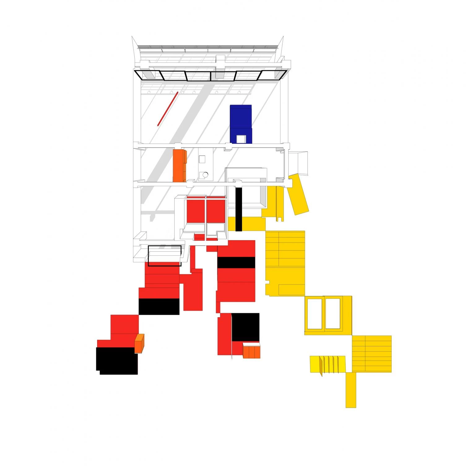 马德里 Loft I 住宅改造丨西班牙马德里-15