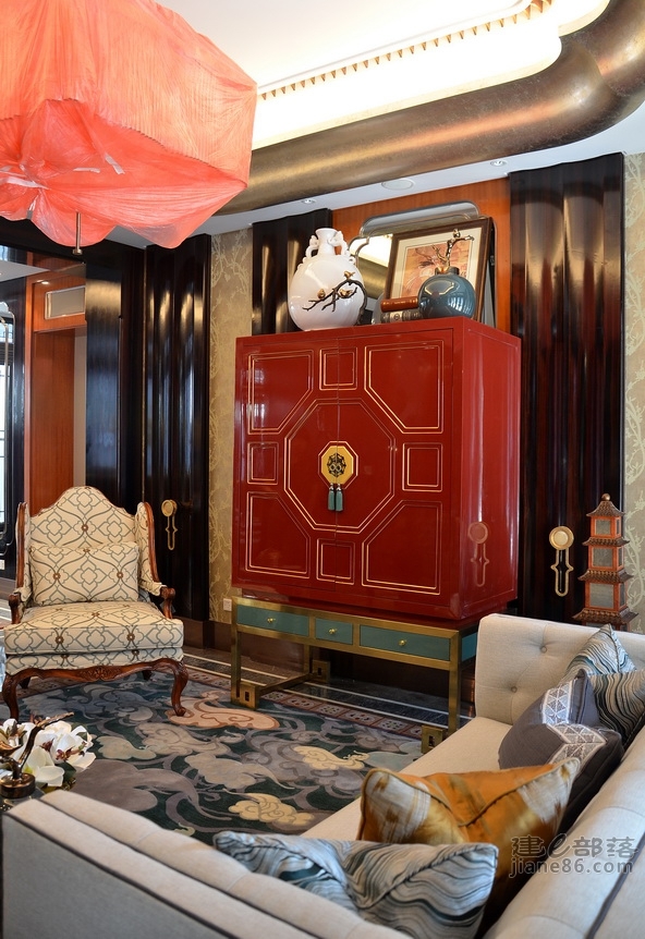 戴昆设计·苏州桃花源203样板间-65