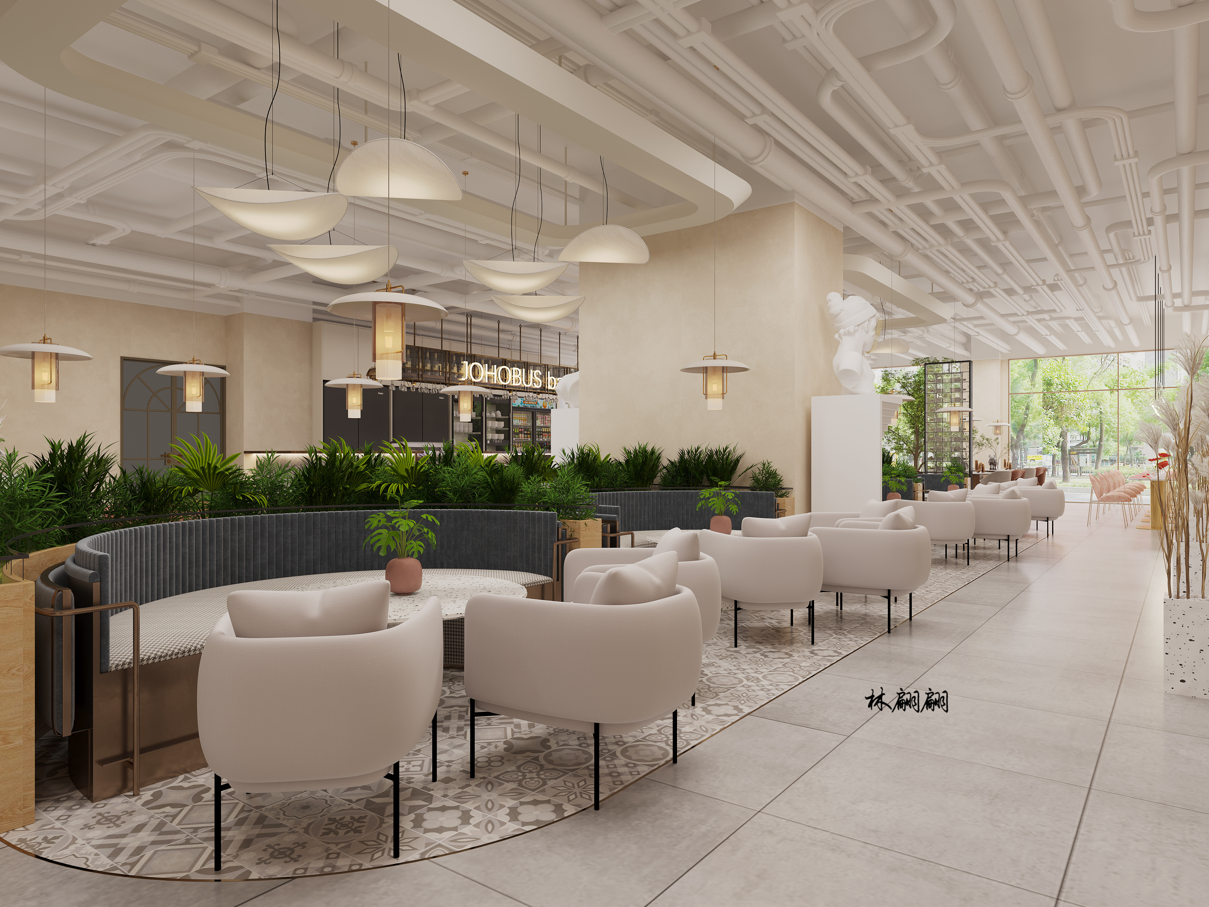 轻奢西餐厅设计|陷落于美好浪漫-3