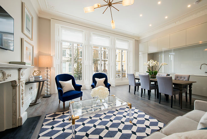 伦敦魅力维多利亚式公寓 | 法式门窗，高耸天花，尽享宽敞空间-3