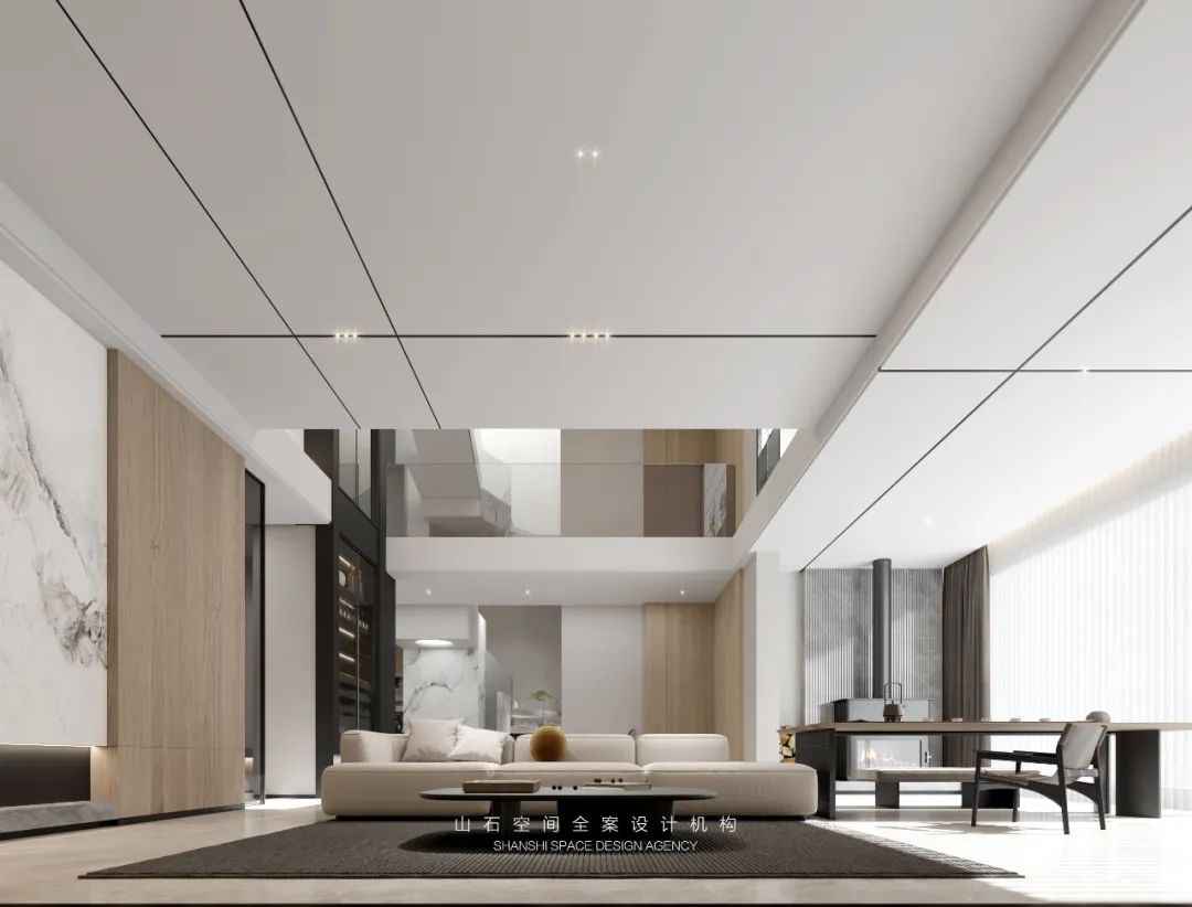 新希望锦麟河院挑空别墅丨中国沈阳丨山石空间全案设计机构-8