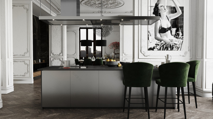 俄罗斯诺沃西比尔斯克 159 平米别墅,古典与现代风格完美融合-10