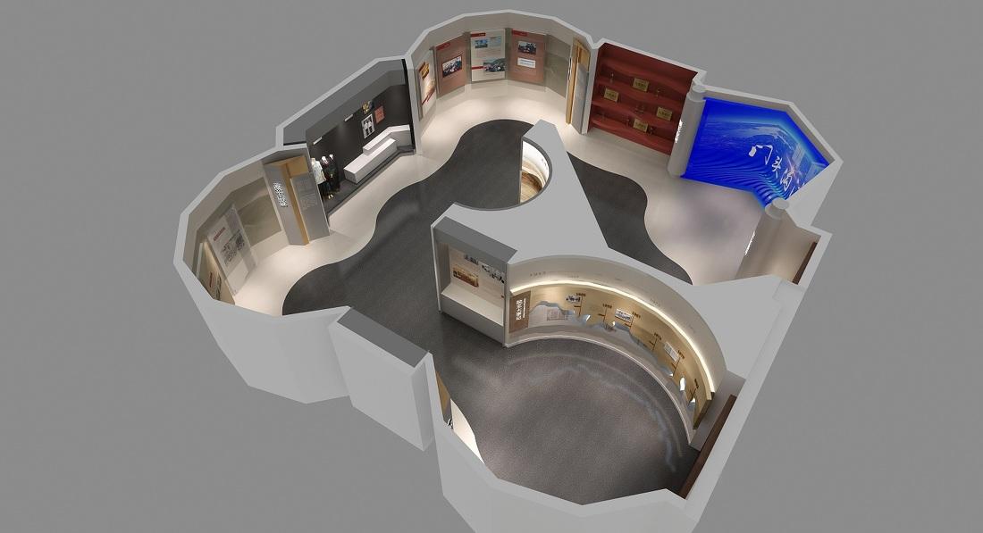 
明烨天空-法院展厅效果图表现项目 -6