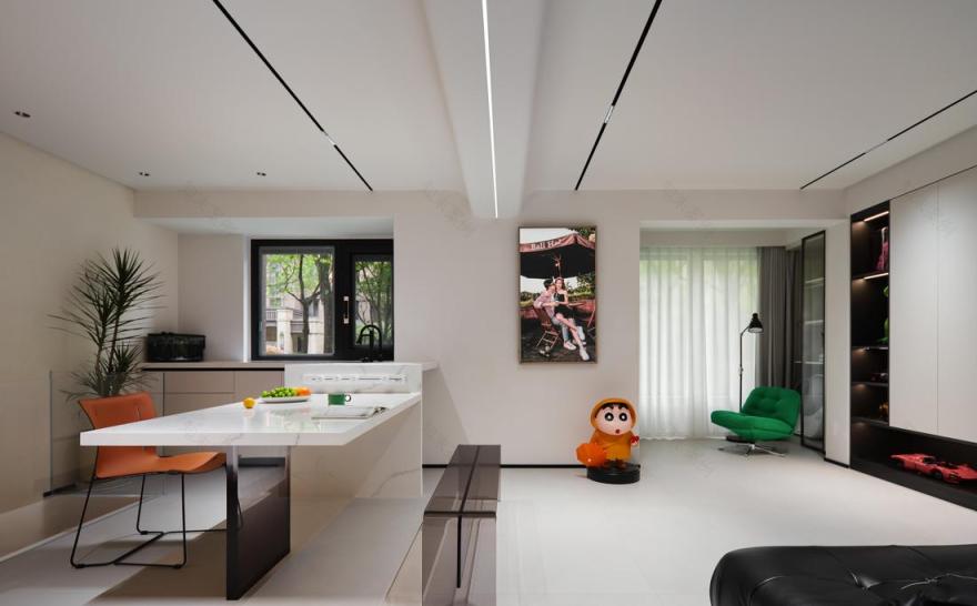 90后e人的地下复式住宅设计丨中国上海-8