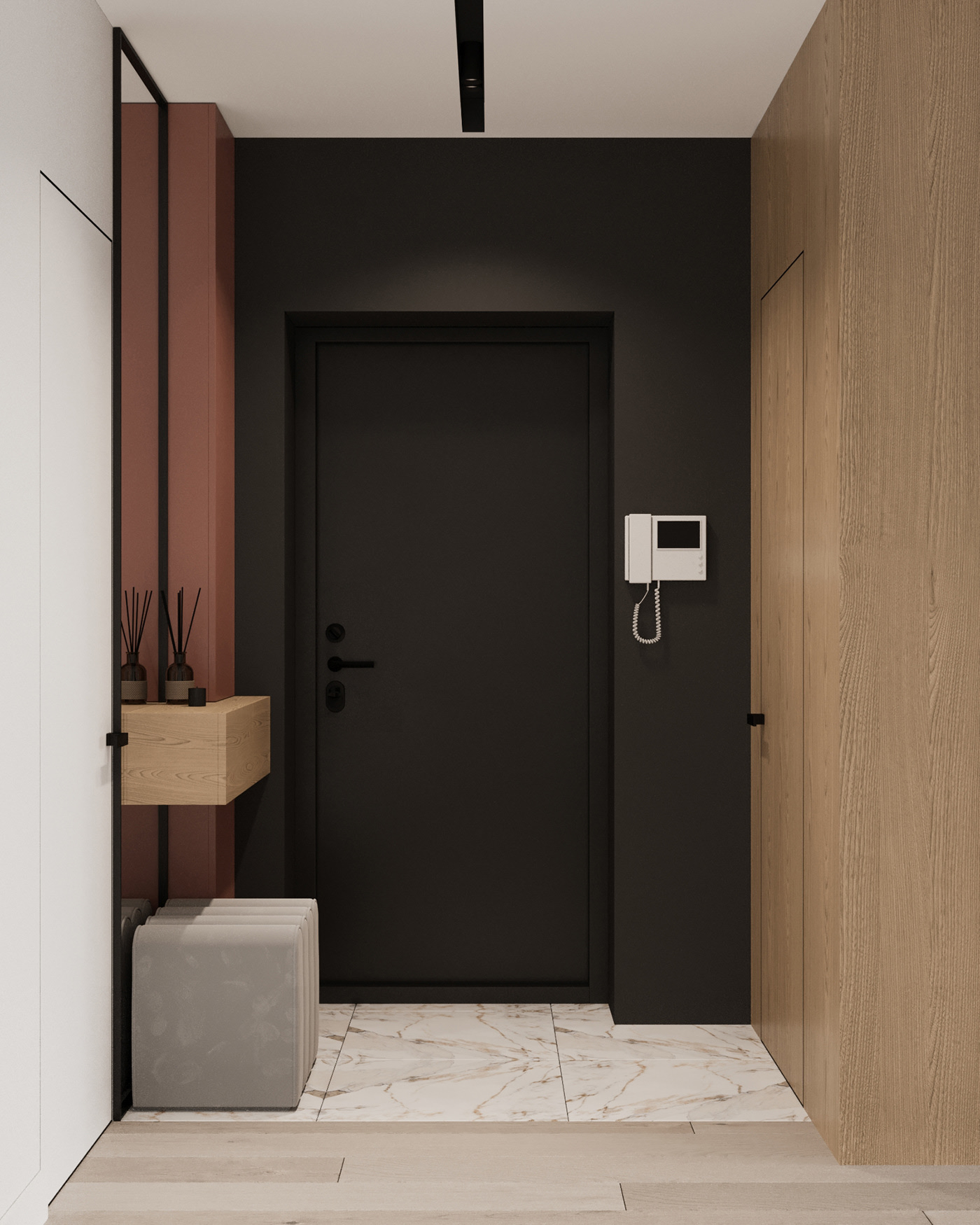 103㎡多彩公寓设计-0