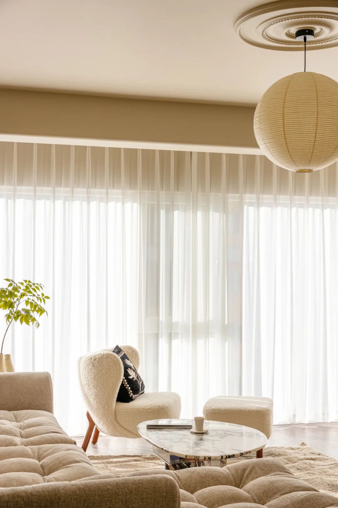 140㎡ 实景落地｜诠释法式,从极简浪漫到温暖实用-17