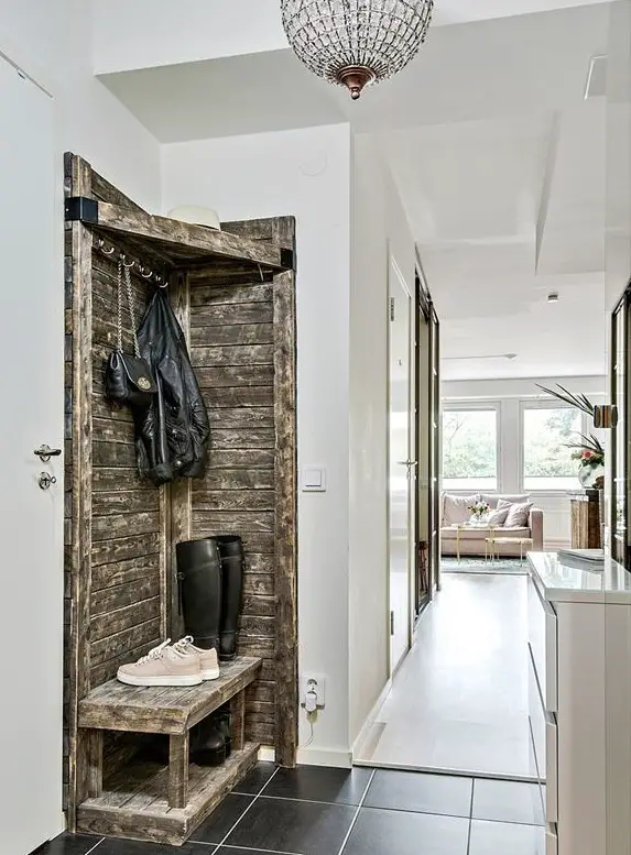 工业风玻璃隔间，打造舒适一室公寓-12