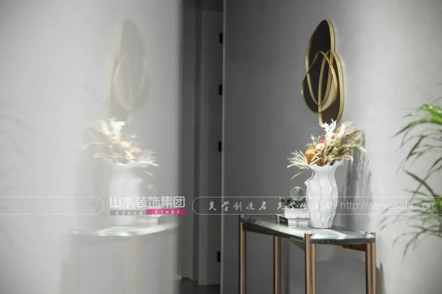 现代轻奢别墅设计丨山水装饰集团-98