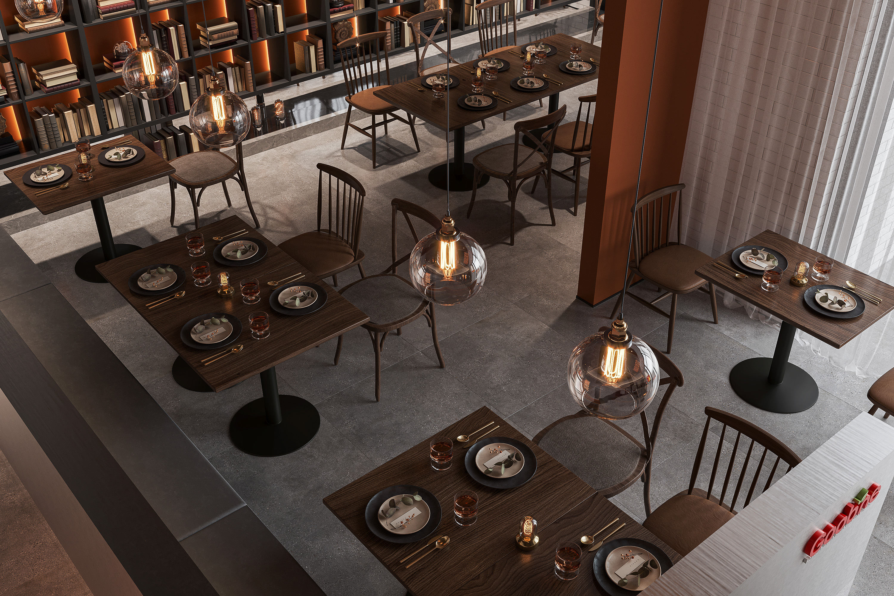 商业空间餐厅-0