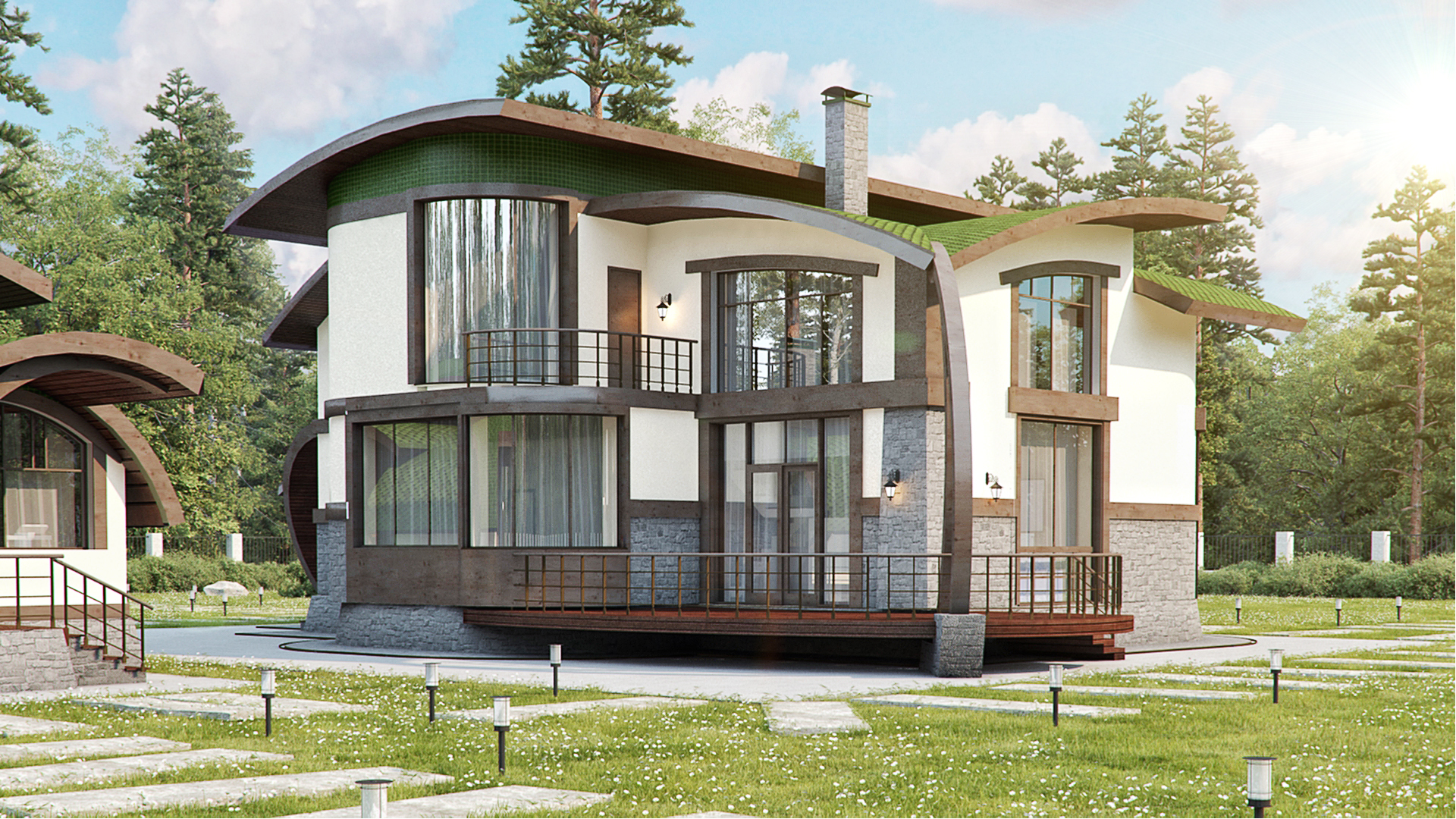 410㎡高科技风格别墅项目丨建筑设计事务所“АРКСИ”-13