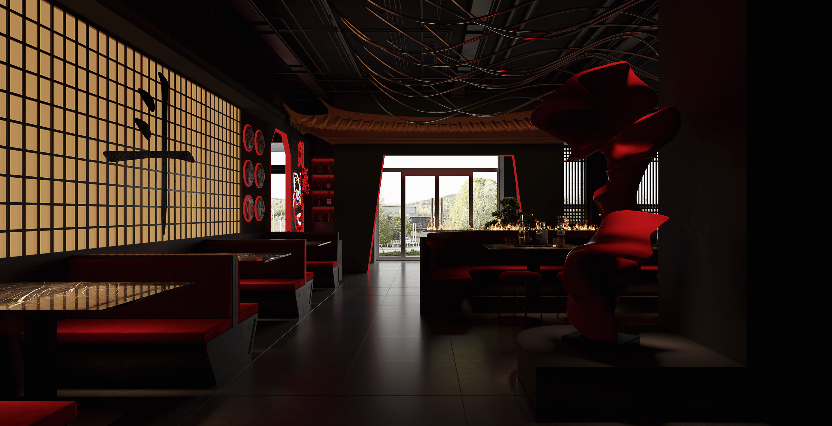 商装的开始火锅店国潮音乐串吧-3