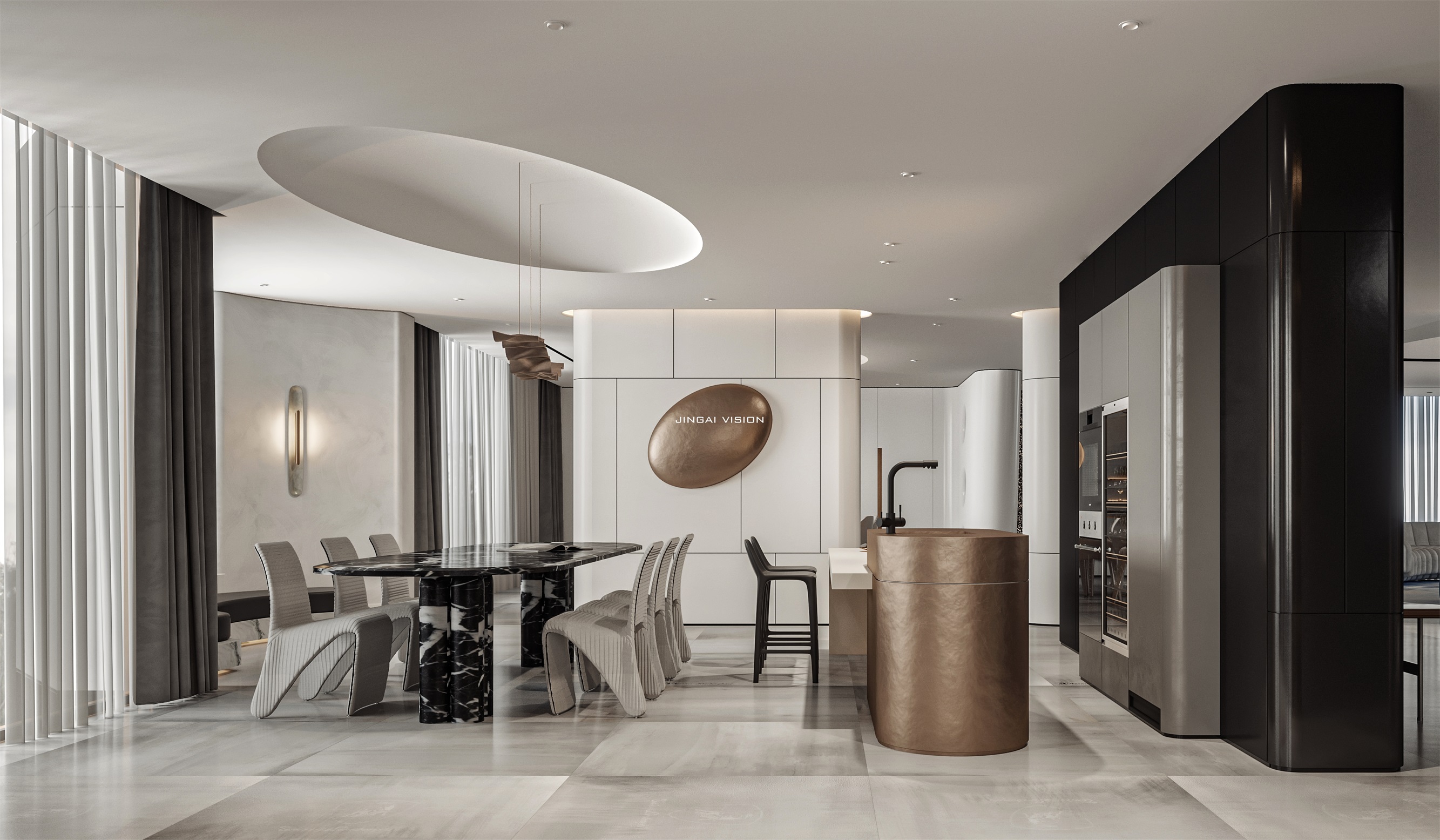 1700㎡豪华别墅设计丨中国义乌丨G SPACE DESIGN-30