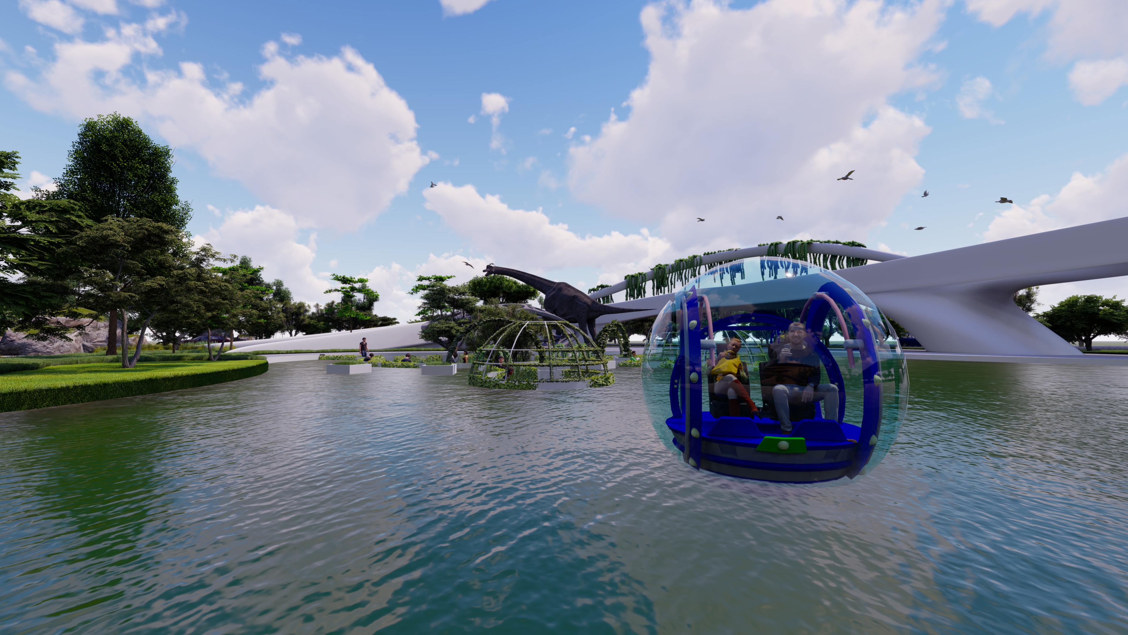 Cultural Forest Dinosaur Mixed use center-16