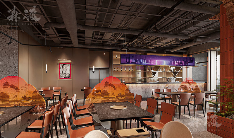 乐宴老北京铜火锅(深圳龙华店)丨中国深圳丨深圳市森渡空间设计有限公司-17