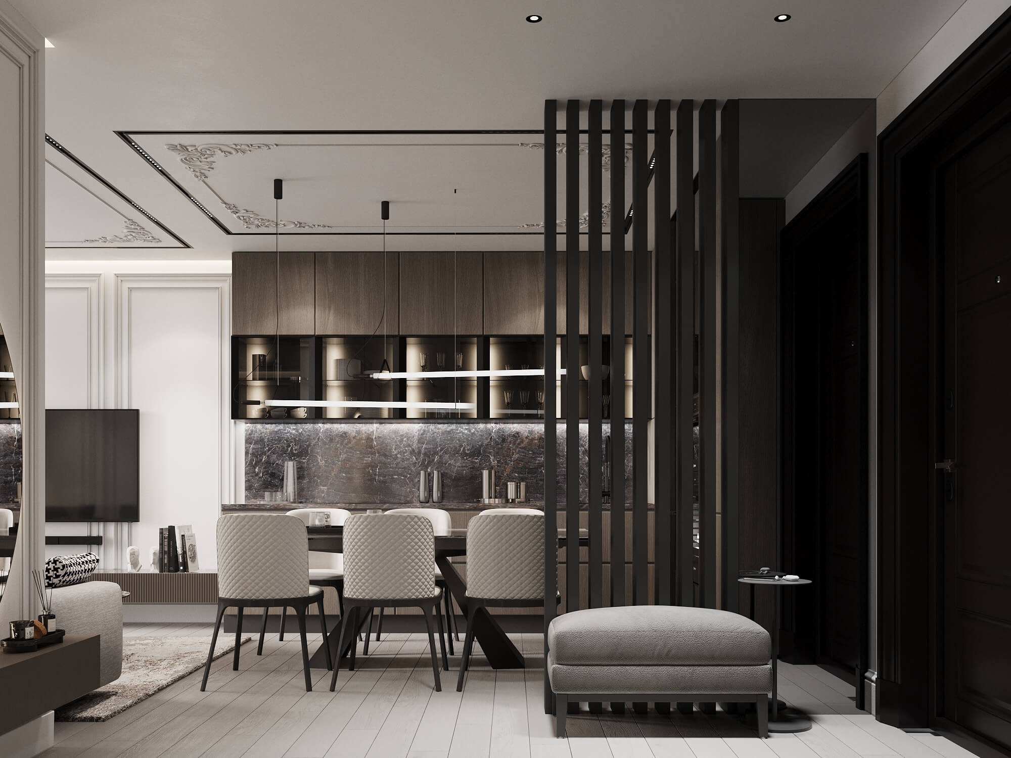 90㎡高级灰色系公寓设计 至素至简，气质非凡！-8