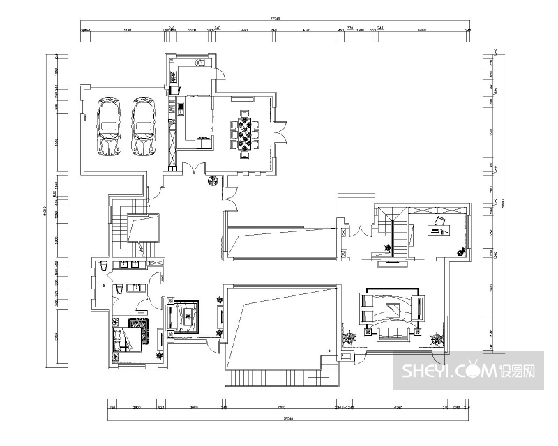 北京富力湾 E50 别墅新古典风格设计-15