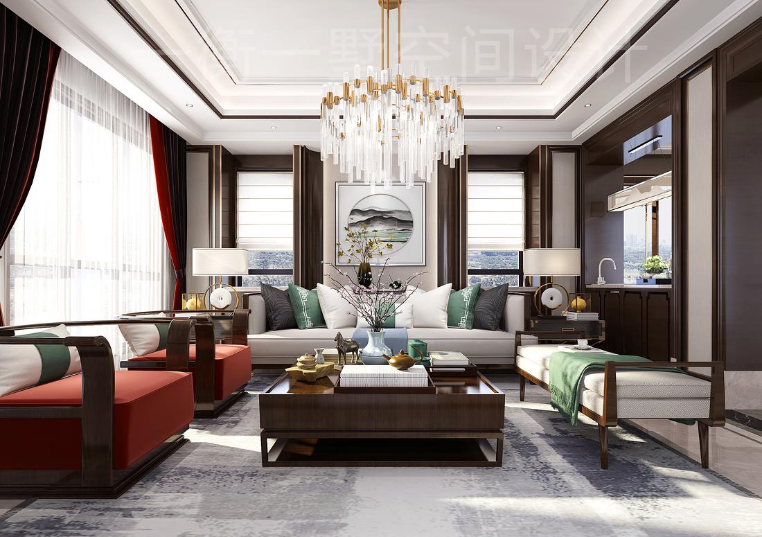 180m²美式轻奢大平层-0