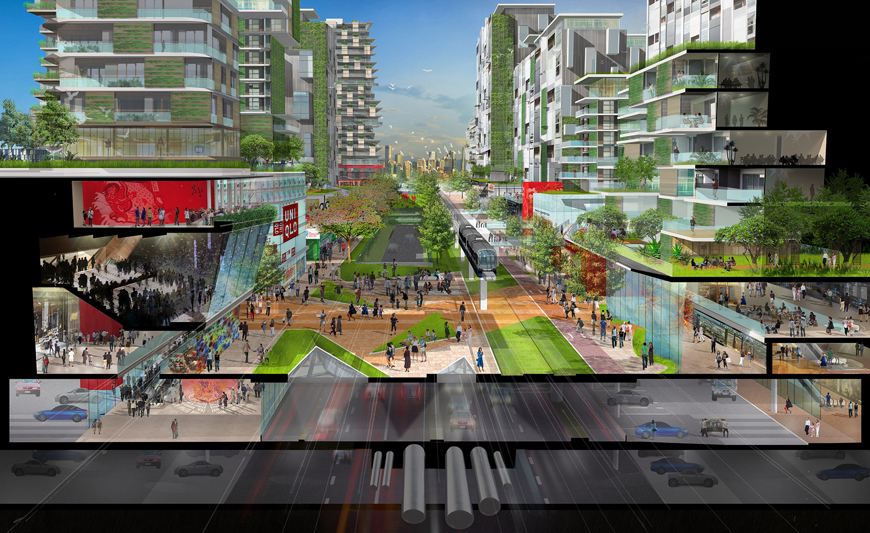 森林城市，马来西亚 / Sasaki-45