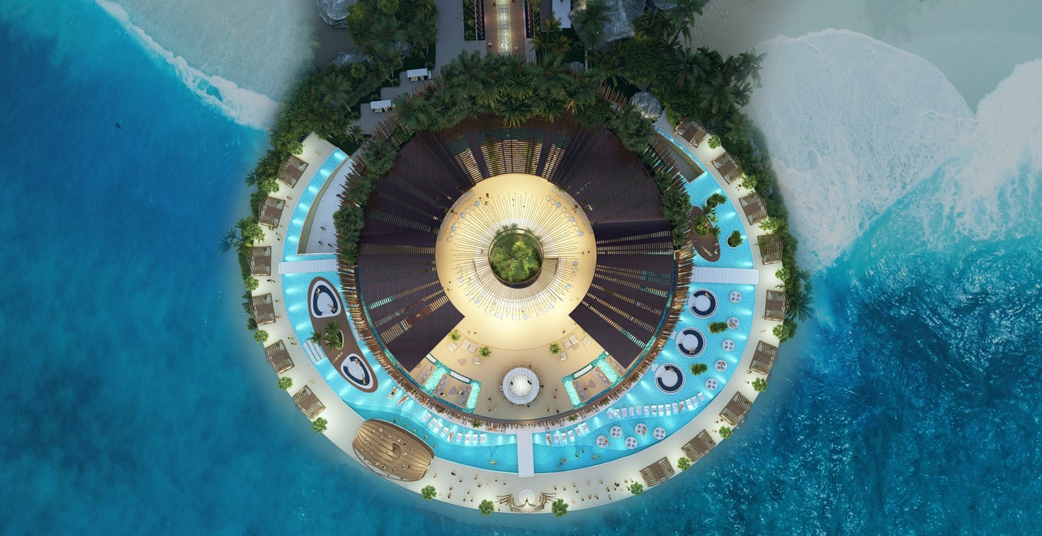 Beach club Vega City in Vietnam with NDA-12