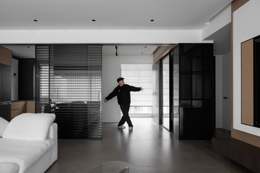 《谧径漫步》成都 137㎡现代极简设计丨中国成都丨宏福樘设计-17