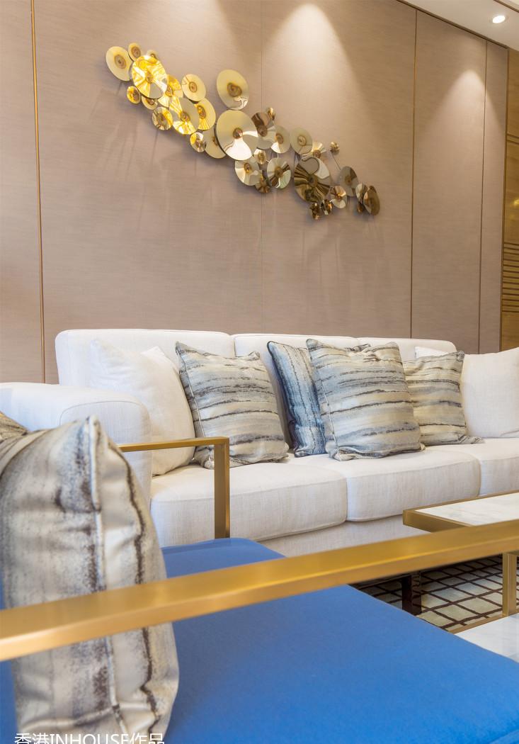 
INHOUSE设计：鑫江桂花园样板间软装 -17