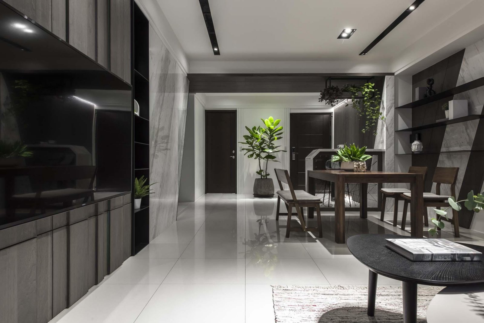 Return 玩转大理石+木质搭配家居！  橡树空间设计-5