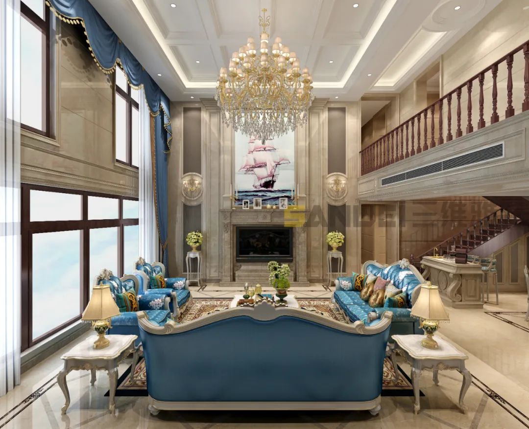 别墅挑空客厅设计，让空间更明亮开阔-11