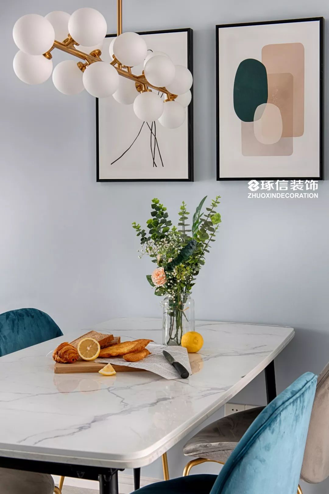 清新北欧混搭，63㎡小户型玩转空间魔法-50