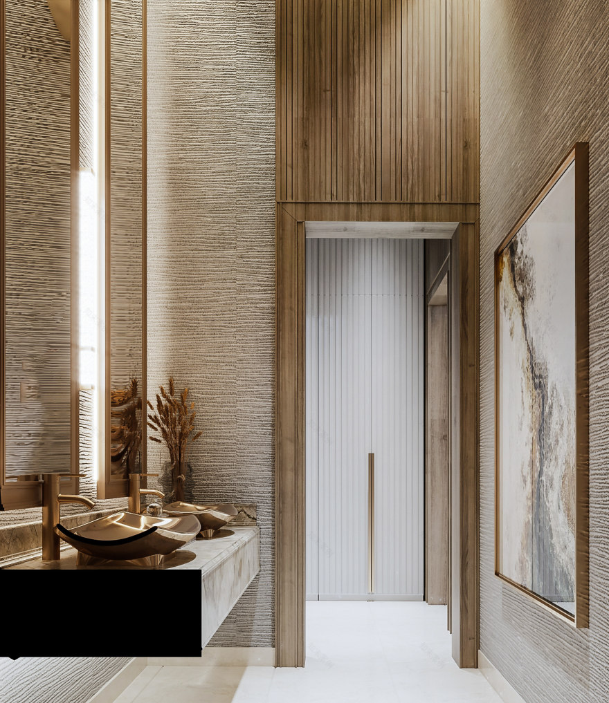 现代接待区设计丨沙特阿拉伯-24