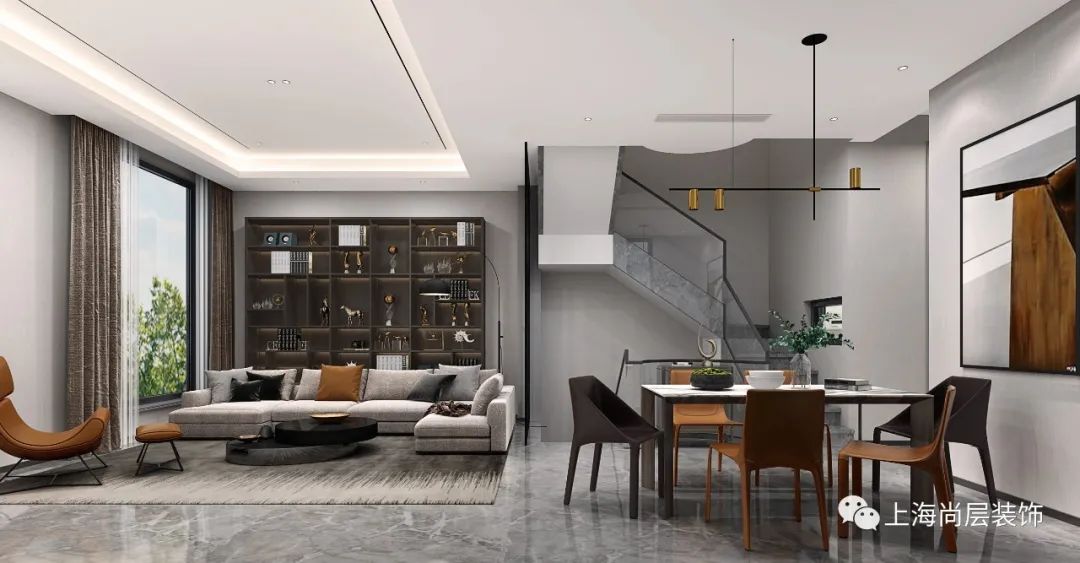 尚层装饰打造高级灰优雅空间,低调中见格调-10