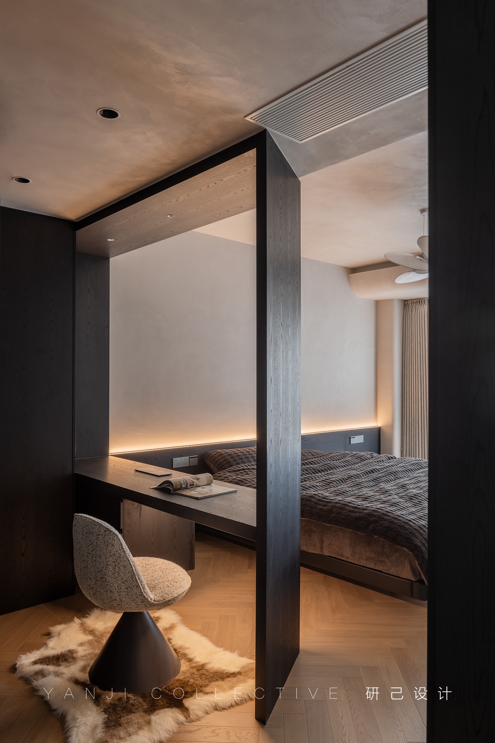 研己实景 · 温柔的现代简约风,128平清爽自在的家丨中国芜湖丨研己设计-37