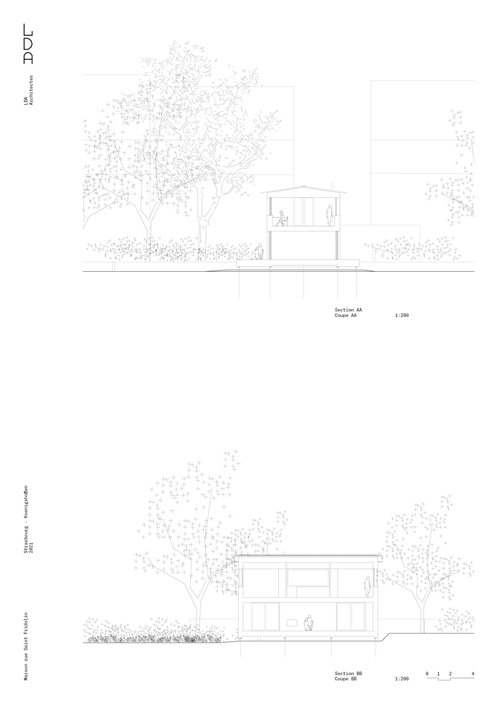 法国斯特拉斯堡木质景观别墅丨LDA Architects-34