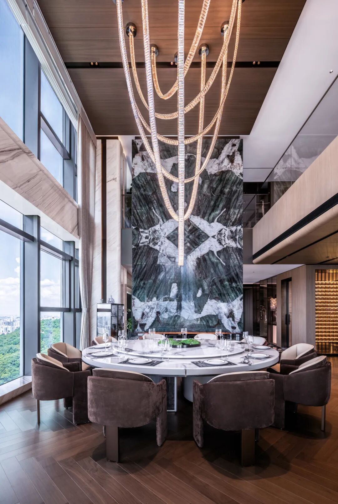 【原创】格致设计出品｜1500㎡意式轻奢空中别墅-39