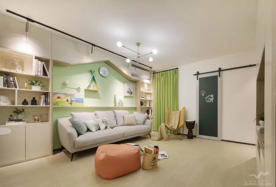 深圳福田 65 平小户型，华为女白领的绿色艺术生活-17