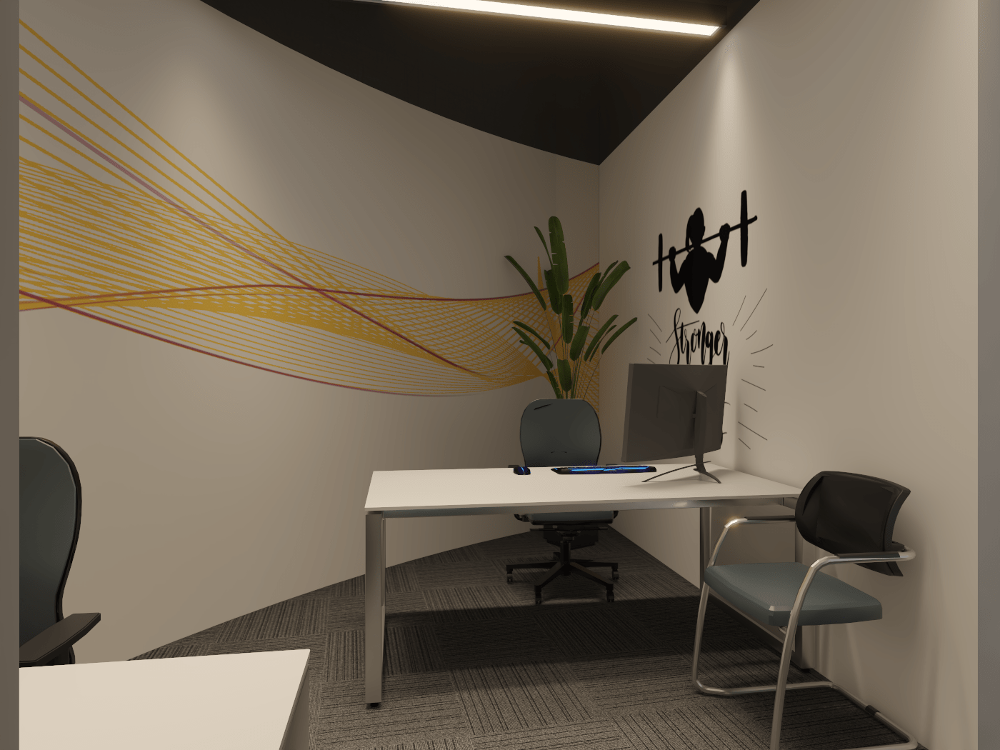 女士专用金仕堡健身房丨Archgroup-29