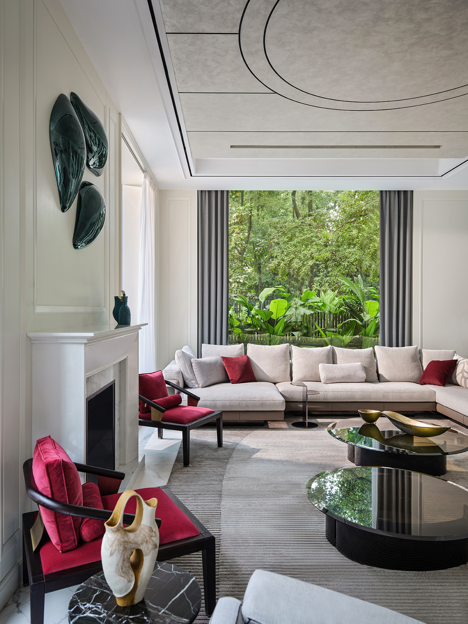 四川成都·锦官新城1000㎡ 森系自然住宅设计丨中国成都丨STUDIO.Y室内设计事务所-51