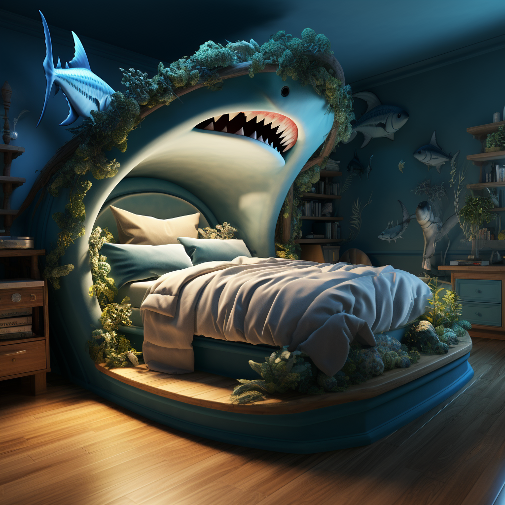 原创鲨鱼床-2