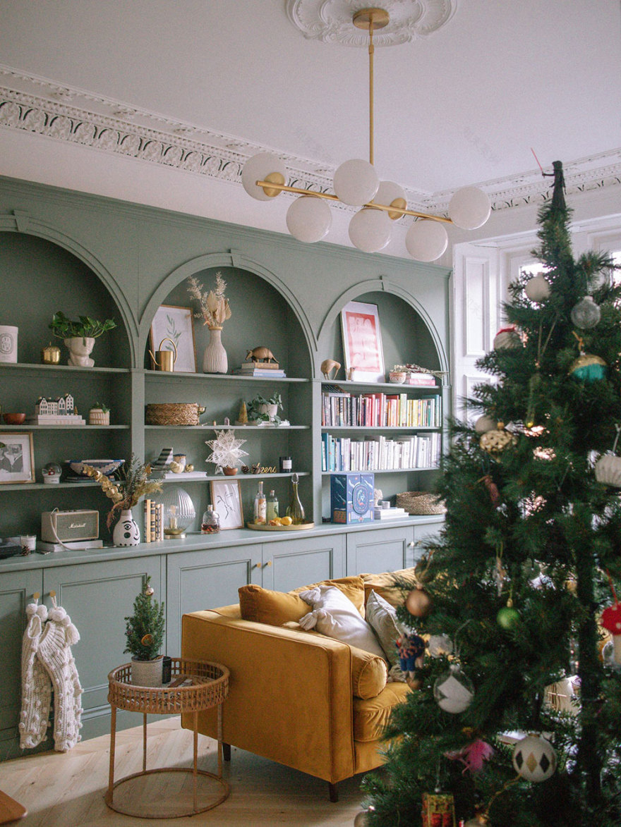 博主 Katie Spiers 的伦敦家居圣诞装饰-2