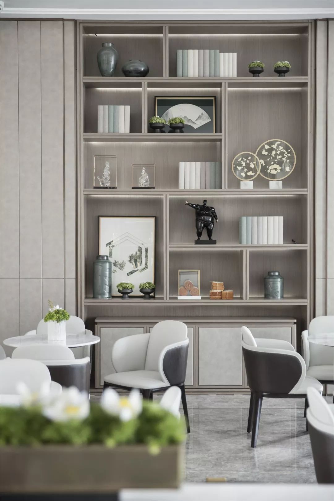 阳光城·上塘九里售楼处 | 温润如玉的现代空间-36